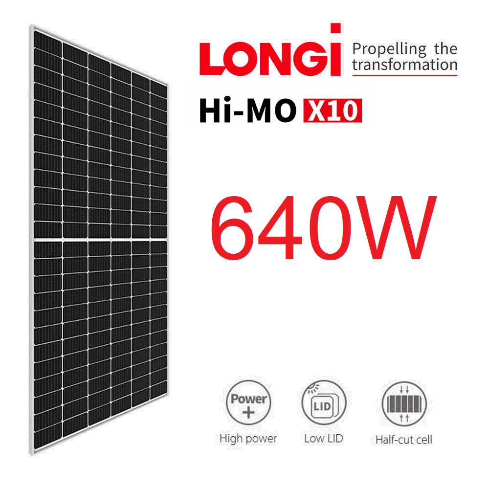 Tấm pin năng lượng mặt trời LONGI HIMO X10 640